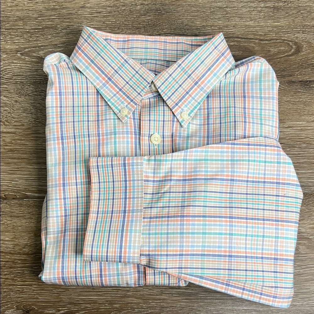 Orvis Plaid Button-Down Shirt | 100% Cotton | Men’s XL - Picture 1 of 13